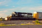 NS SD40-2 Locomotive in the yard